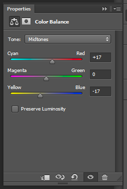 Change the adjustment layer